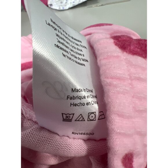 Bumblebella by Jill Martin Graphic Joggers Rose Hearts Size Medium Elastic Waist - Picture 6 of 8